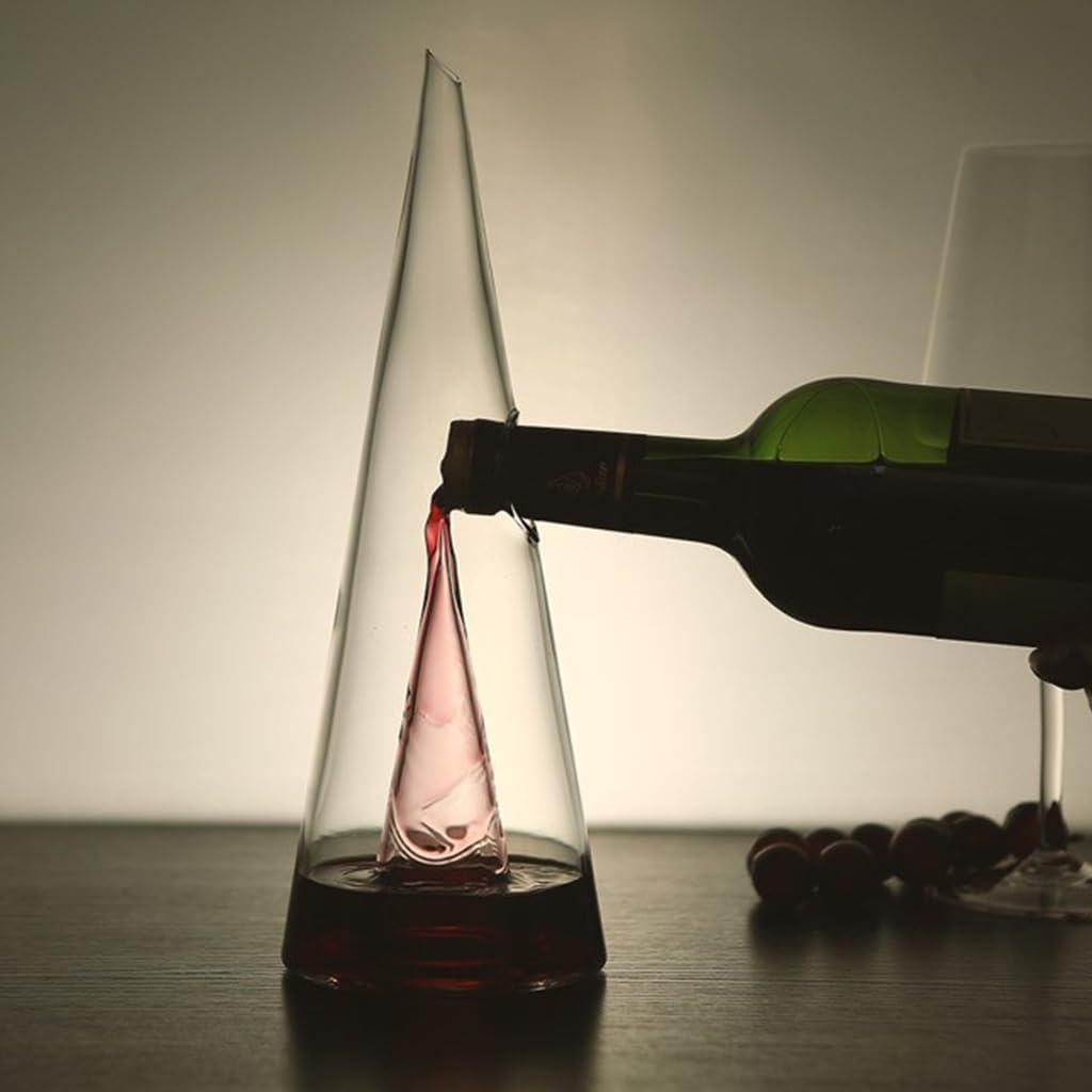 Glass Wine Decanter Waterfall Seperator Wine Pourer