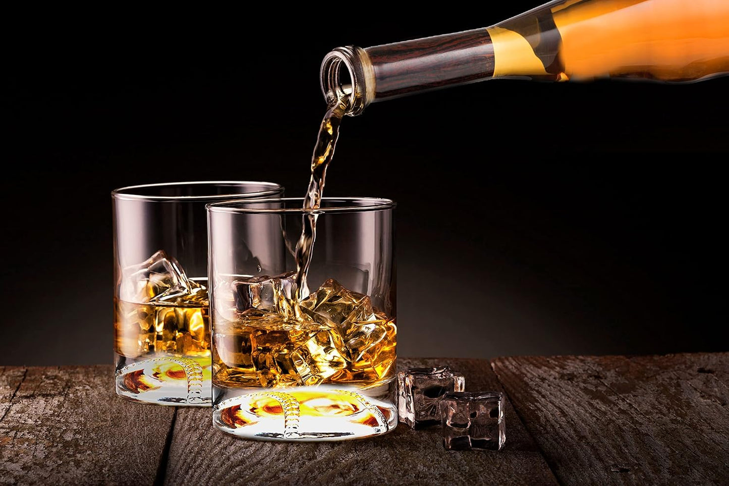 Baseball Bat Whiskey & Wine Decanter - 4 Baseball Glasses, Spirits Set - Coach Gifts for Dad, Boyfriend, Brother, Friend - For Whiskey & Wine