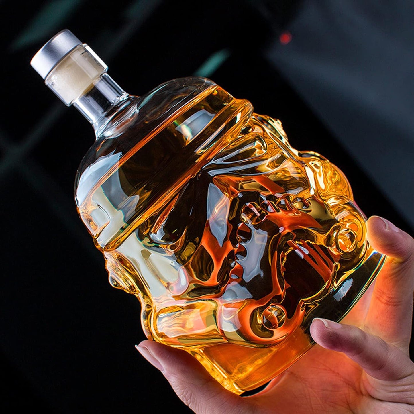 Whiskey Decanter Set, Whiskey Decanter with 2 150ml Glasses, Bosses Day Gifts for Men Husband Boyfriend Dad, Decanter Set for Brandy Liquor Bourbon Cocktails Vodka Scotch